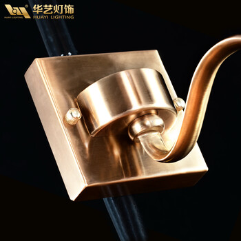
                                        华艺灯饰 壁灯床头 卧室客厅过道阳台装饰壁灯 欧式现代简约灯具 DB27 壁灯 1头                