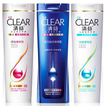 清扬冰爽薄荷洗发水 清扬洗发水400ml