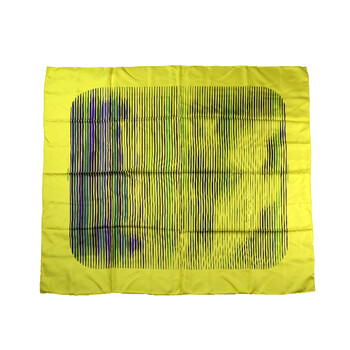 Hermes 爱马仕 独家限量深绿色 H纹理真丝方巾