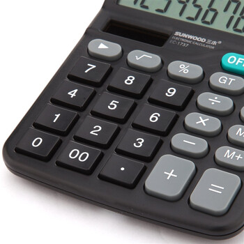 (SUNWOOD)EC-1737 12位大屏显示计算器83