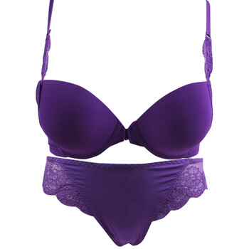 菲姿婷性感内衣配丁字裤无痕光面聚拢<em>胸罩前扣</em>