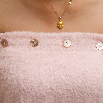 香竹亭竹纤维毛巾料毛圈浴裙抹胸裙女士绣花浴