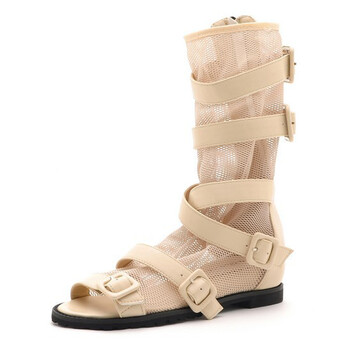 可爱女生 皮带扣 印花PU 内增高凉鞋小组,可爱