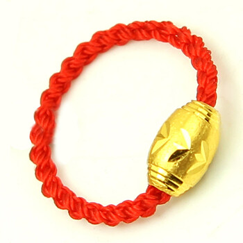 思无邪中国<em>结婚</em>黄金<em>戒指男女</em>款999千足金路路