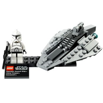 LEGO 乐高星球大战系列 共和国突击舰(Republic Assault Ship)和克鲁斯星球(Planet Corus)75007