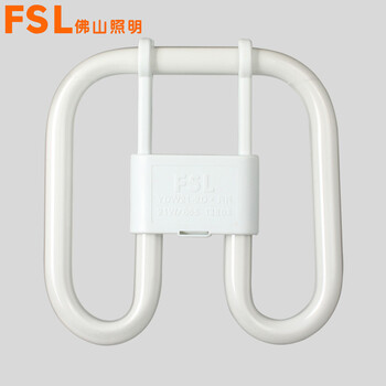 佛山照明 fsl 21瓦 三基色2D荧光灯管 蝴蝶灯泡 方型节能灯具 3支装