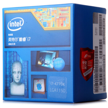 英特尔（Intel）酷睿四核i7-4770k Haswell全新架构盒装CPU（LGA1150/3.5GHz/8M三级缓存/84W/22纳米）