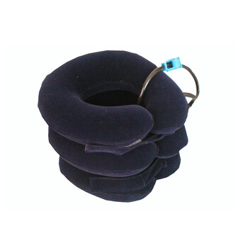 京 冠儒 蓝色全植绒复合布 充气式颈椎牵引器 G