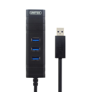 优越者（UNITEK） Y-3057 USB3.0 3口HUB 带千兆网卡集线器 HUB