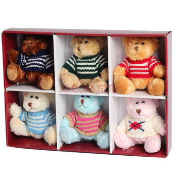 香顺阁 橱窗熊泰迪熊袖珍熊<em>毛绒玩具 毛衣熊</em> 3