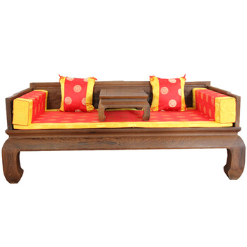 博古恒韵 中式仿古实木罗汉床鸡翅木龙榻 明清