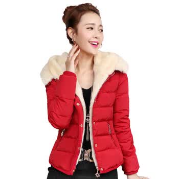 苏醒的乐园冬新款羽绒服女款短款加厚修身羽绒