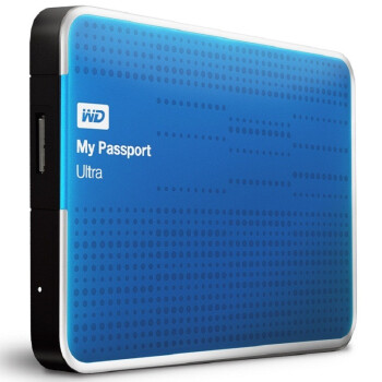 西部数据（WD） My Passport  Ultra USB3.0 2TB 超便携移动硬盘 （蓝色）WDBMWV0020BBL-PESN