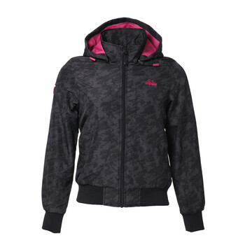 【新品】361度 夹克女子运动服秋季透气保暖长袖可拆帽开襟上衣休闲