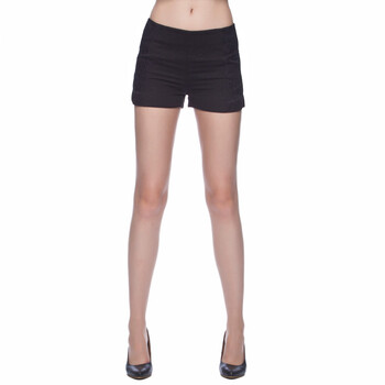 艾格Etam 冬季新款复古提花休闲短裤热裤裤子女13