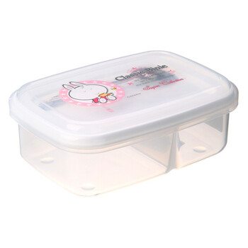 振兴 塑料带更饭盒 800ml  白色 FH195