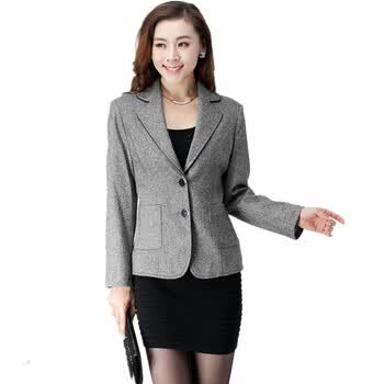 依吧 2014中老年<em>西服女款</em> 中年女<em>外套</em> 春装中年
