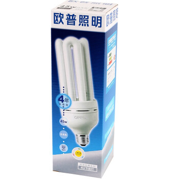 
                                        欧普照明E27螺口节能灯4U-45W日光色                