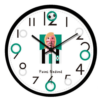 (innov) 创意球星系列静音时钟 捷克足球明星尤