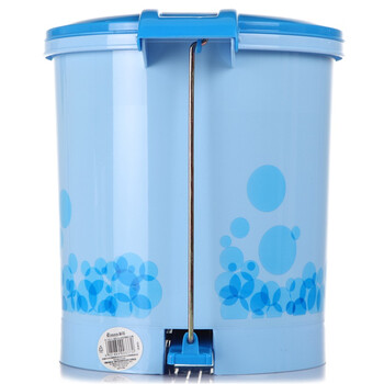 茶花 垃圾桶 印花脚踏卫生桶 6L 1502-A 
