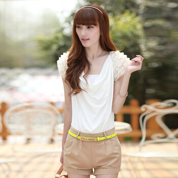 <em>夏装</em>短袖<em>连体短裤女</em>包邮 翔菲2014新款韩版修