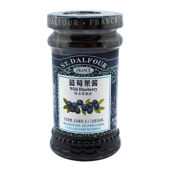 法国进口 圣桃园 蓝莓果酱170g纯水果制作 营养