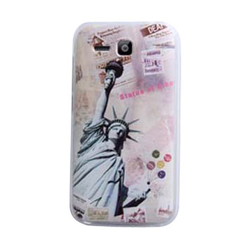 淘米小子 华为Y600彩绘手机壳保护套 自带防尘