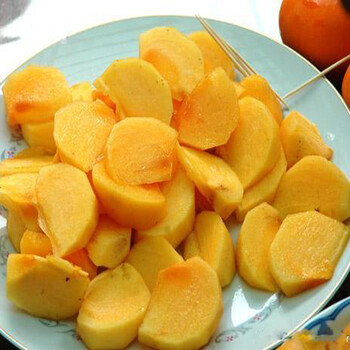 台湾进口新鲜水果 台湾富有甜脆柿2.5kg装 清脆