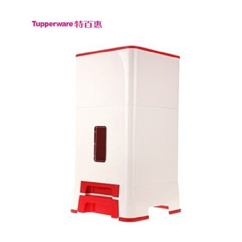 特百惠Tupperware塑料大容量二号米仓米桶米缸绿色环保保鲜箱