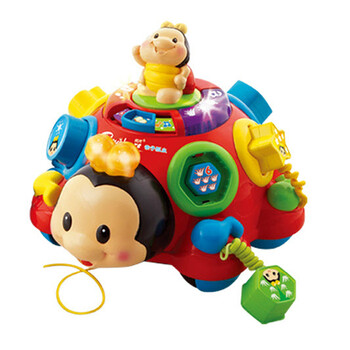 优代奇趣欢乐瓢虫宝宝音乐早教玩具爬行玩具配