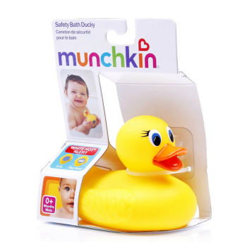 美国munchkin麦肯奇小黄鸭 感温鸭子 麦肯齐宝宝婴儿童洗澡玩具 1只
