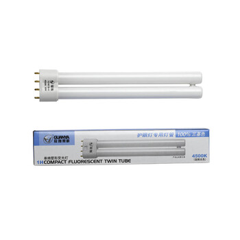 冠雅4500K色温自然光三基色专业护眼节能台灯灯管灯泡18W-H四针