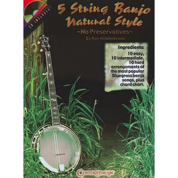 【预订】5 String Banjo Natural Style: No