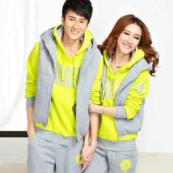 【<em>货到付款</em>】魅依橱2014冬季<em>加厚</em>情侣装卫衣