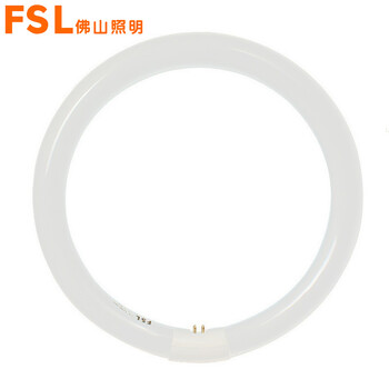 佛山照明 fsl 32瓦 T9环形灯管 白光/6500K 灯泡 圆形节能灯具 3支装