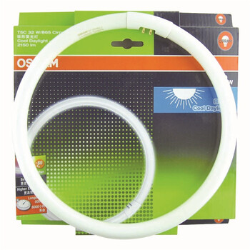 欧司朗（OSRAM） 环形灯管 T5 32W三基色日光色 6500K (2只装)