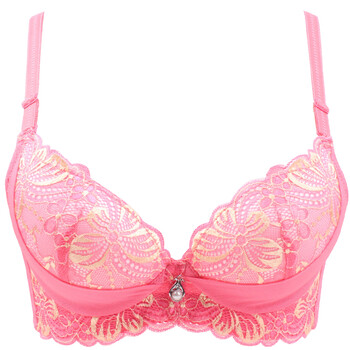 菲姿婷秋季内衣女精品深V性感<em>按摩胸罩</em> 精油水