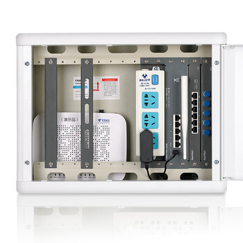 华夏HXT400\/3 弱电箱家用套装 光纤箱 多媒体