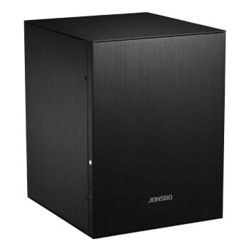 乔思伯（JONSBO） C2 全铝机箱 黑色 支持ITX-MATX主板