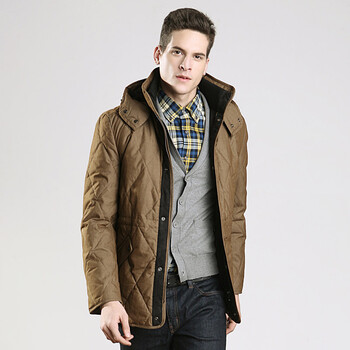 PETAESO绗格商务休闲男装T221456 716黄棕