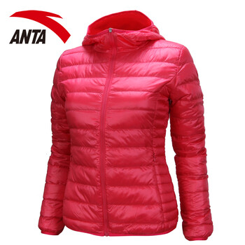 <em>anta</em>/<em>安踏</em>羽绒服 正品<em>女装</em> 冬新款连帽修身运动