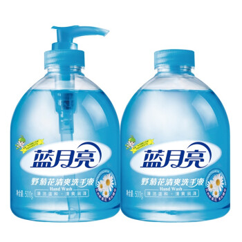 蓝月亮 野菊花洗手液（瓶+瓶补）500g+500g