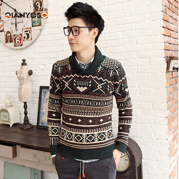 男潮<em>厚毛衣</em>性价比 <em>男开衫毛衣针织衫</em>质量好推