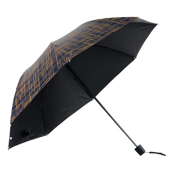 美度 时光故事一甩干晴雨伞创意三折手开遮阳伞3205蓝色