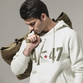 AK<em>男装2014</em>春装<em>新款ak-47</em>枪王卫衣男士休闲