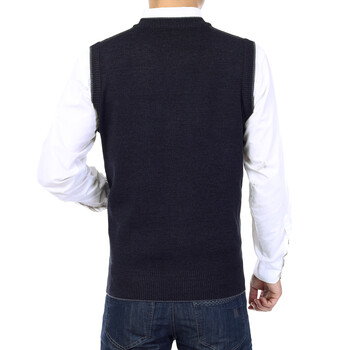 hanris瀚瑞 2013冬季<em>男羊毛马甲</em>男士鸡心领毛