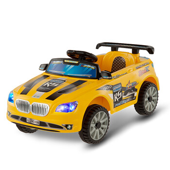 乐的儿童电动车 四轮电动汽车跑车 宝宝玩具车