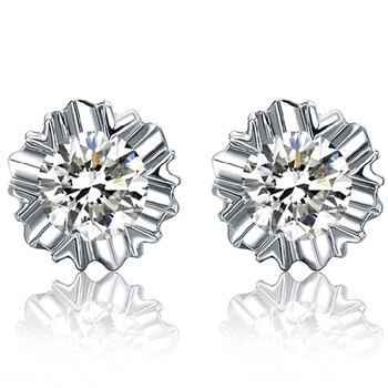 珂兰 钻石 铭证18K白金40分钻石女戒KLRW00