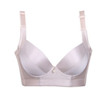 好艾琳 女士光面无痕 <em>磁疗</em>美体厚中小杯<em>胸罩</em>内