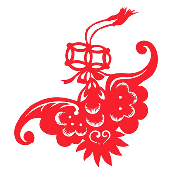 
                                        个性一百 福在眼前 节日装饰花鸟剪纸福字门贴玻璃贴卧室装饰墙贴纸传统剪纸客厅装饰画贴纸可定制 红色 30CM                